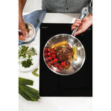 Tramontina Sartén Professional de Acero Inoxidable con Fondo Triple con mango 30 cm 2,9L
