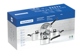 Tramontina Batería de Cocina Brava Baquelite de Acero Inoxidable con Fondo Triple 4 piezas