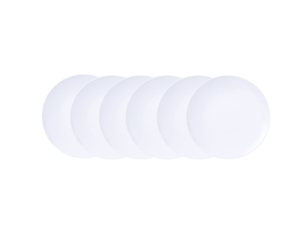Platos de Postre de porcelana Sophia 21 cm 6 unidades