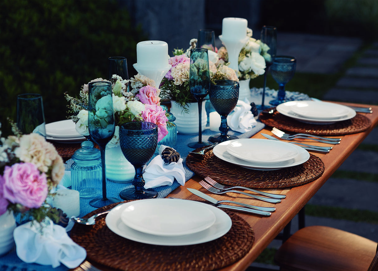 Platos de Postre de porcelana Sophia 21 cm 6 unidades