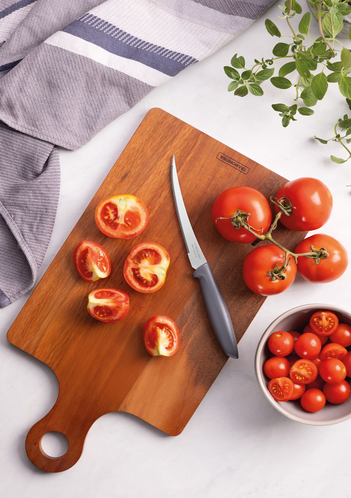 Tramontina Cuchillo para Tomates Gris 12 unidades