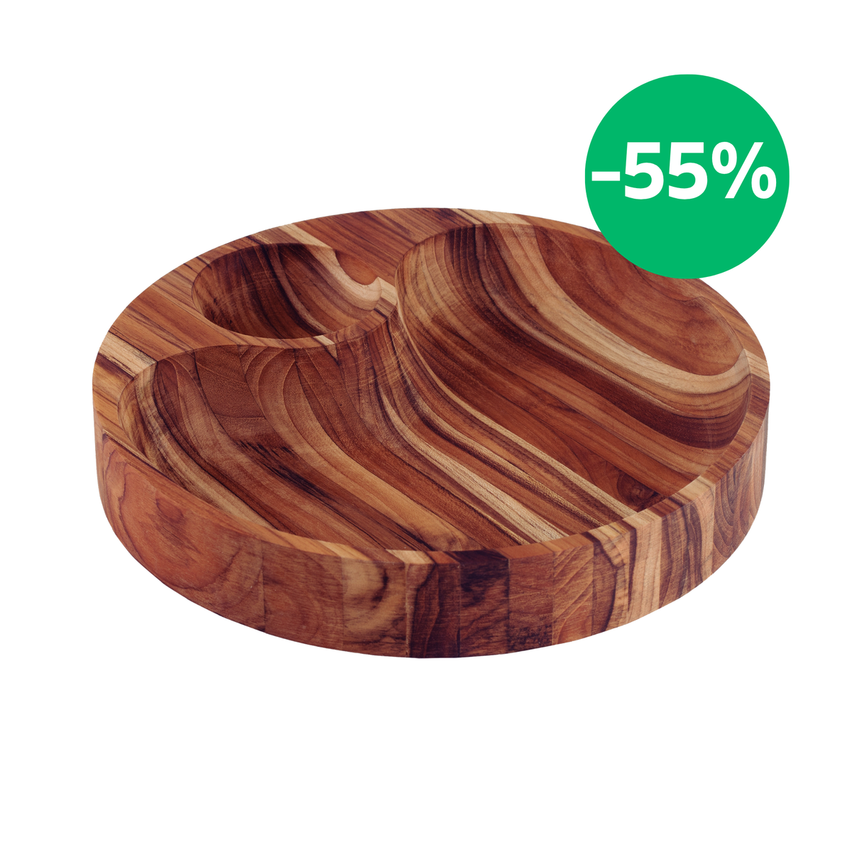 Tramontina Tabla Bandeja de Madera Teca Churrasco Premium 31 x 5 cm
